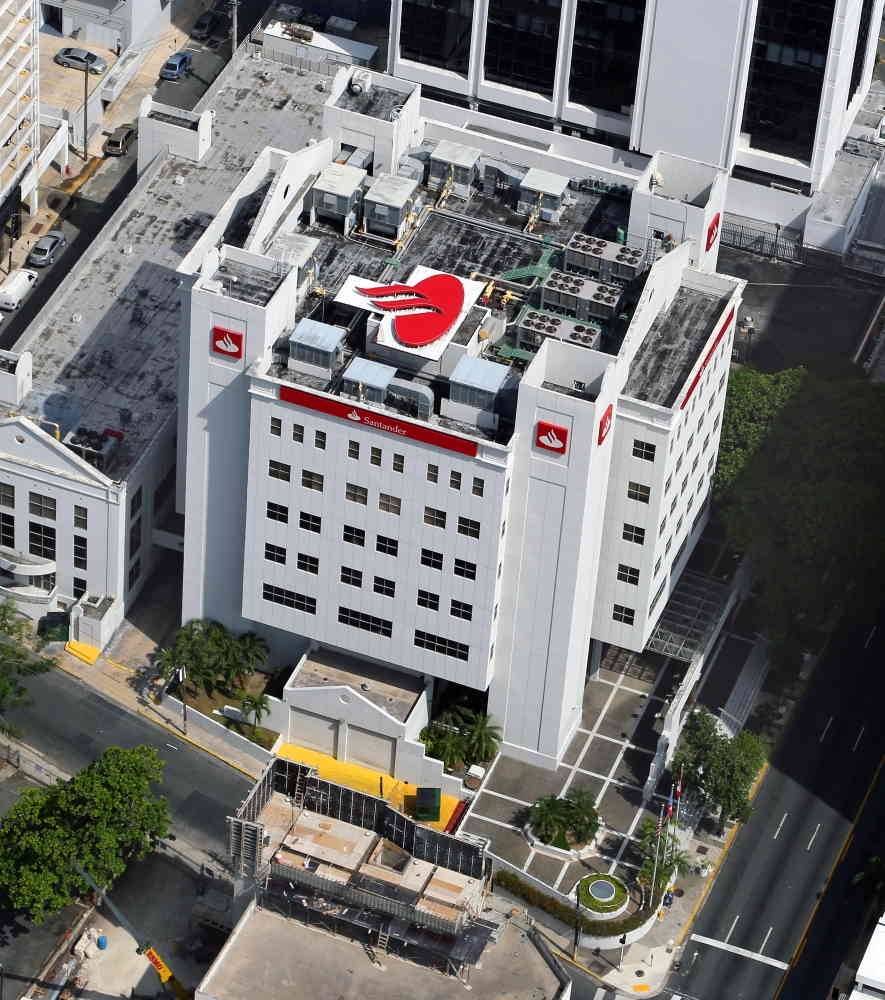 Banco Santander Headquarters Building Hato Rey Corporate Construction Company